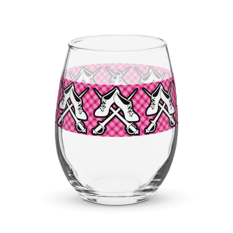 Stemless wine glass