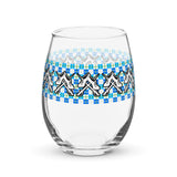 Stemless wine glass