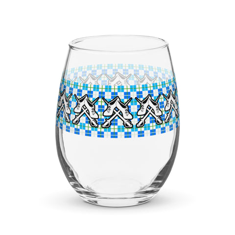 Stemless wine glass