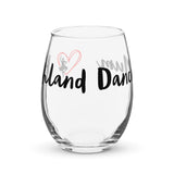 Stemless wine glass