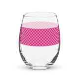 Stemless wine glass