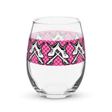 Stemless wine glass