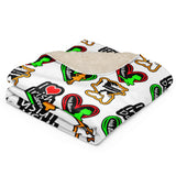 Irish Dancer Sherpa blanket - FREE p&p Worldwide