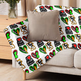 Irish Dancer Sherpa blanket - FREE p&p Worldwide