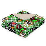 Irish Dancer Sherpa blanket - FREE p&p Worldwide