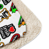 Irish Dancer Sherpa blanket - FREE p&p Worldwide