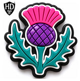 Thistle - Shoe Charm  Free p&p in the UK