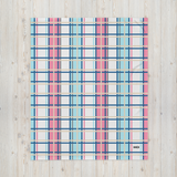 Belle Pastal Tartan Throw Blanket