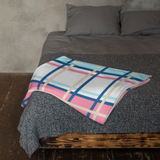 Belle Pastal Tartan Throw Blanket