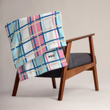 Belle Pastal Tartan Throw Blanket