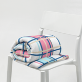 Belle Pastal Tartan Throw Blanket