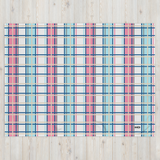 Belle Pastal Tartan Throw Blanket