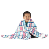 Belle Pastal Tartan Throw Blanket