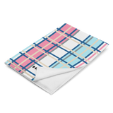 Belle Pastal Tartan Throw Blanket