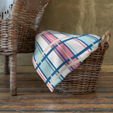 Belle Pastal Tartan Throw Blanket
