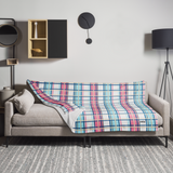 Belle Pastal Tartan Throw Blanket