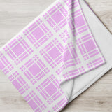 Modern Tartan Throw Blanket