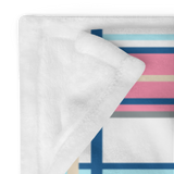 Belle Pastal Tartan Throw Blanket