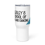 LESLEY'S SCHOOL OF HIGHLAND DANCING Travel mug with a handle - boy mug