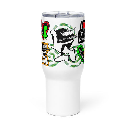 Irish Dancer Travel mug with a handle - FREE p&p Worldwide