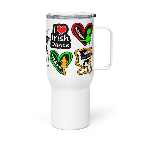 Irish Dancer Travel mug with a handle - FREE p&p Worldwide