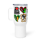 Irish Dancer Travel mug with a handle - FREE p&p Worldwide