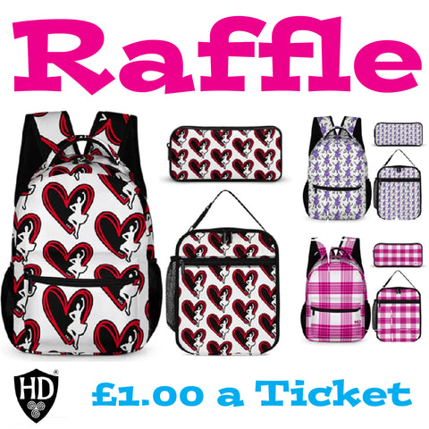 RAFFLE - Bag/Lunch Bag/Pencil-Makeup Case