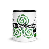 Irish Dancer Mug with different Color Inside - FREE p&p Worldwide