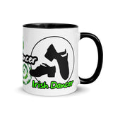 Irish Dancer Mug with different Color Inside - FREE p&p Worldwide