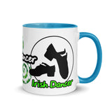 Irish Dancer Mug with different Color Inside - FREE p&p Worldwide