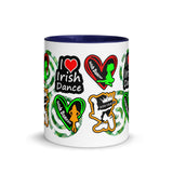 Irish Dancer Mug with different Color Inside - FREE p&p Worldwide