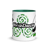 Irish Dancer Mug with different Color Inside - FREE p&p Worldwide