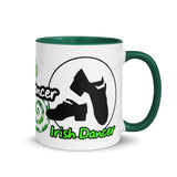 Irish Dancer Mug with different Color Inside - FREE p&p Worldwide