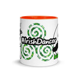 Irish Dancer Mug with different Color Inside - FREE p&p Worldwide