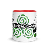 Irish Dancer Mug with different Color Inside - FREE p&p Worldwide