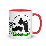 Irish Dancer Mug with different Color Inside - FREE p&p Worldwide