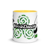 Irish Dancer Mug with different Color Inside - FREE p&p Worldwide