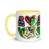 Irish Dancer Mug with different Color Inside - FREE p&p Worldwide