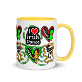 Irish Dancer Mug with different Color Inside - FREE p&p Worldwide