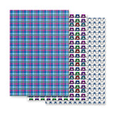 HIGHLAND DANCER WRAPPING PAPER SHEETS - 3 SHEETS FREE p&p Worldwide