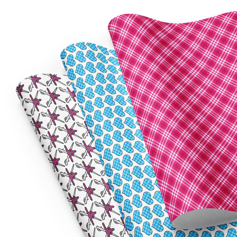 HIGHLAND DANCER WRAPPING PAPER SHEETS - 3 SHEETS FREE p&p Worldwide