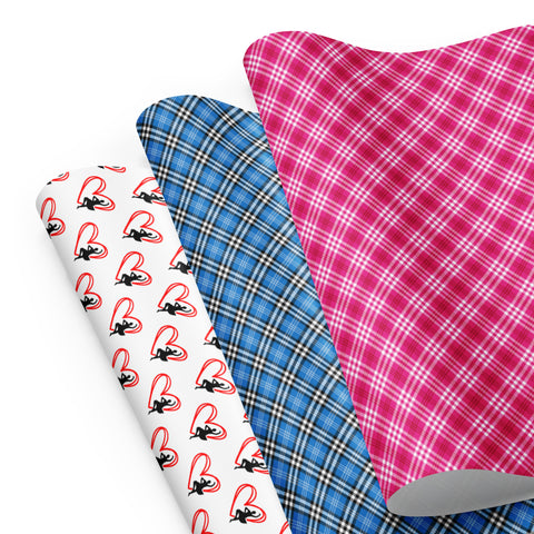 HIGHLAND DANCER WRAPPING PAPER SHEETS - 3 SHEETS FREE p&p Worldwide