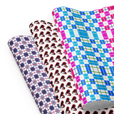 HIGHLAND DANCER WRAPPING PAPER SHEETS - 3 SHEETS FREE p&p Worldwide