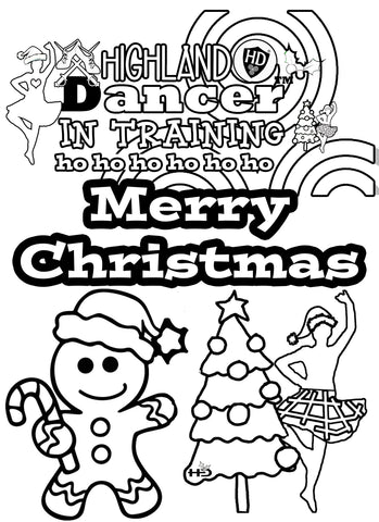 A4 XMAS Colour In Sheet #20