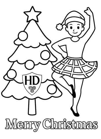 A4 XMAS Colour In Sheet - FREE Download