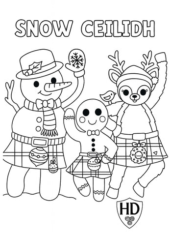A4 XMAS Colour In Sheet - FREE Download