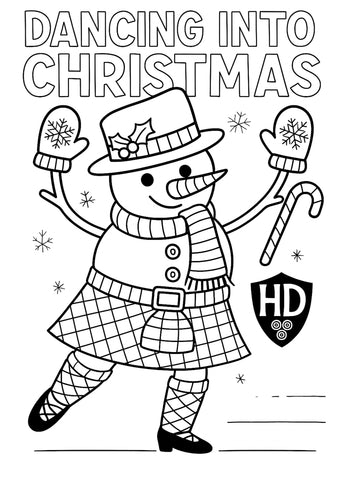 A4 XMAS Colour In Sheet - FREE Download