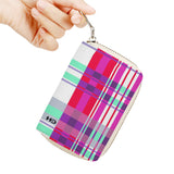 Tartan Zipper Card Holder