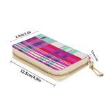 Tartan Zipper Card Holder