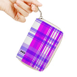 Tartan Zipper Card Holder